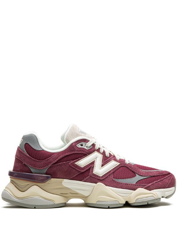 New Balance Burgundy-Cream White